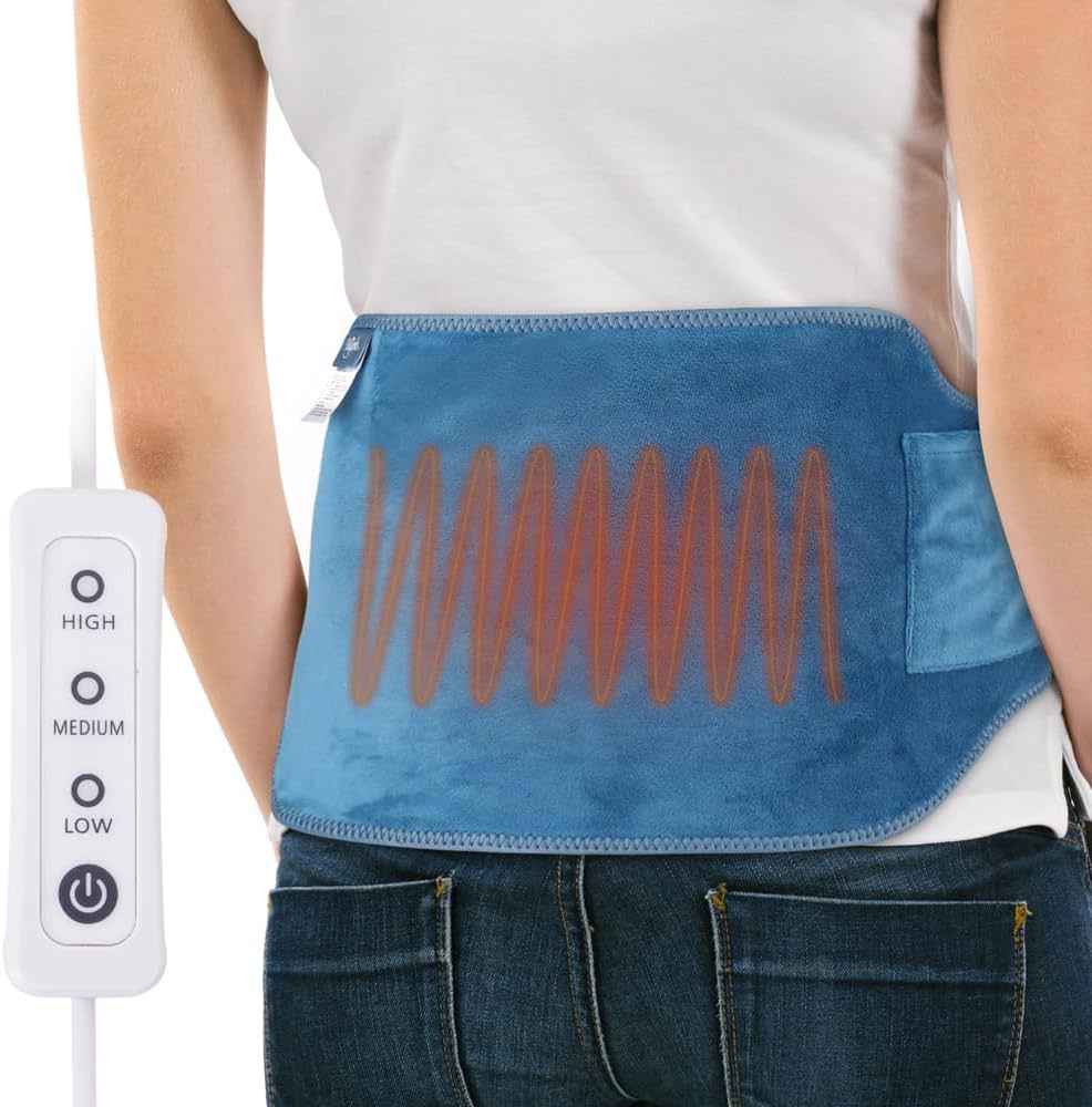 heating pad on stomach benefits