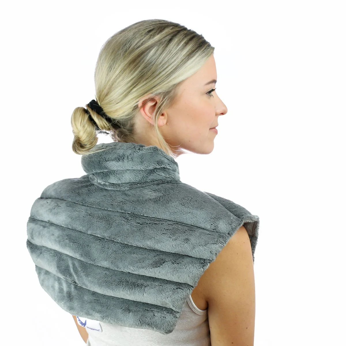 weighted heating pad for neck and shoulders